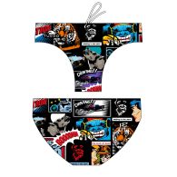 Turbo waterpolobroek Black Comic 