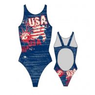 Turbo swimsuit USA Vintage