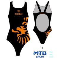 MTB Sport Zwembadpak Nederland ZWART